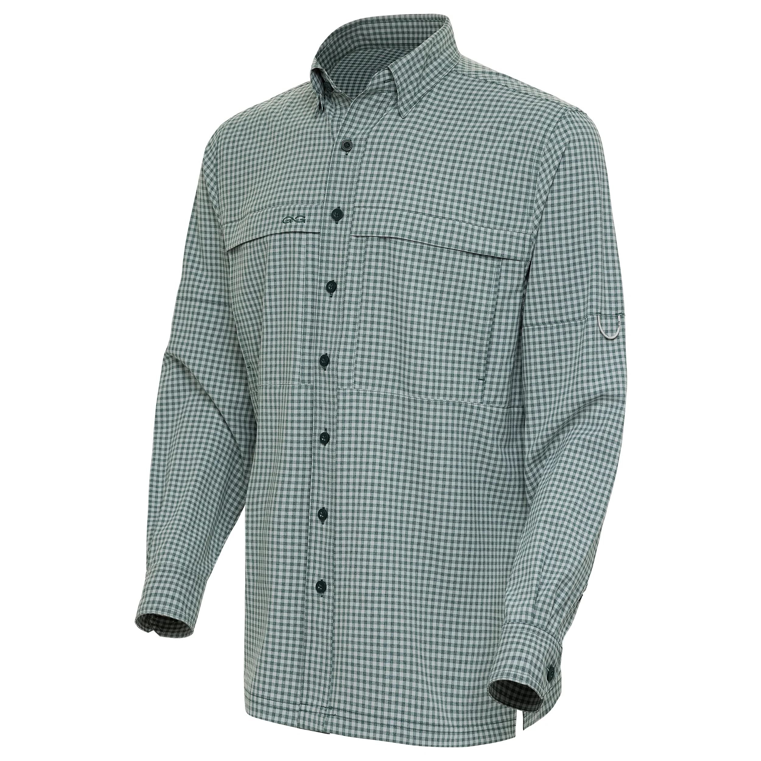 GameGuard Outdoors TekCheck Shirt - Men's Long Sleeve Performance Hunting Shirt for Outdoor Adventures & Tactical Activities