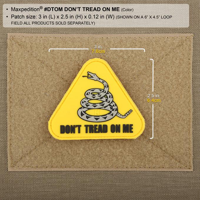 Don't Tread On Me Morale Patch - American Flag Military Patch for Tactical Gear, Backpacks & Uniforms - Perfect for Outdoor, Survival & Military Enthusiasts