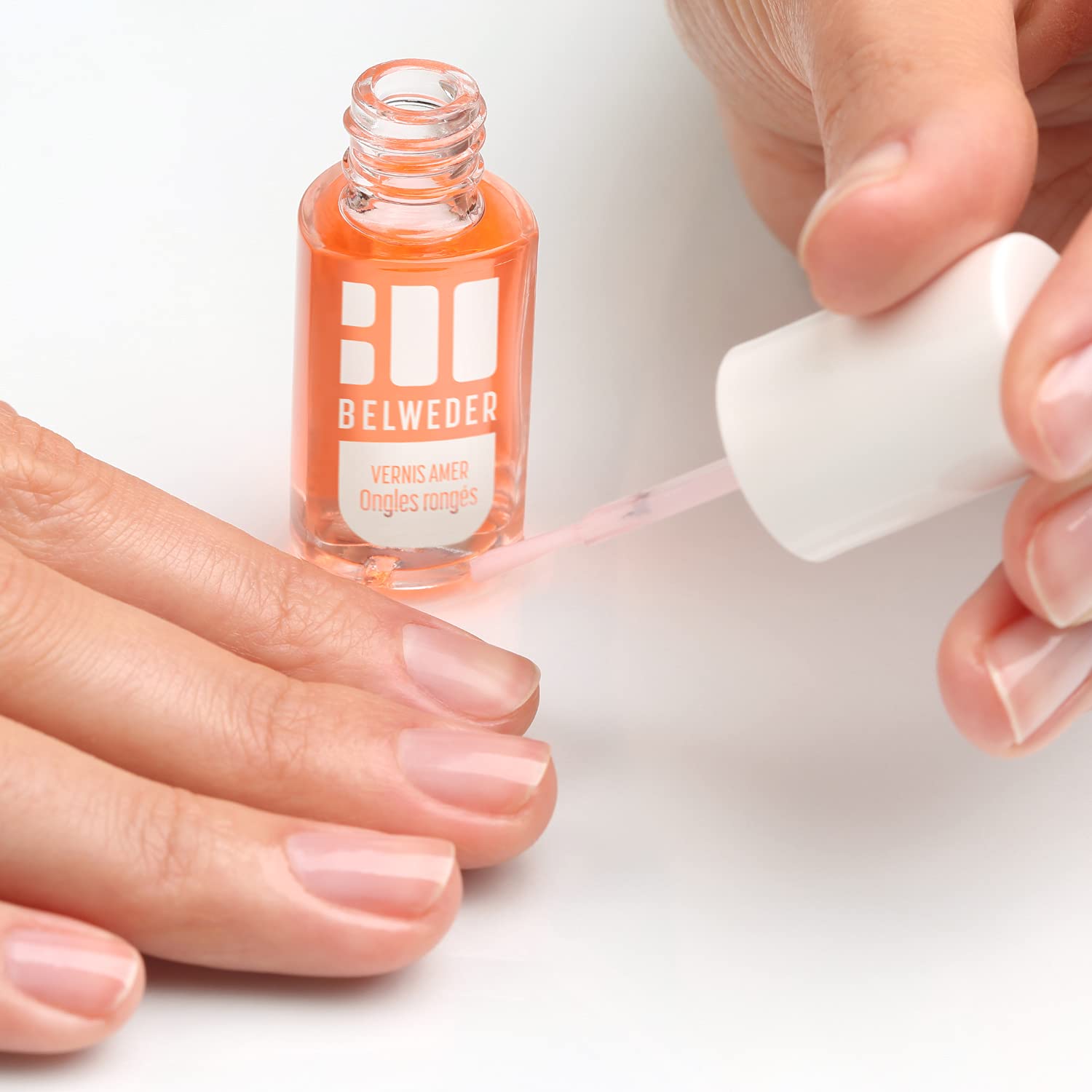 BELWEDER Nail Care Kit for Broken Nails - Repair, Protect & Clean with 2x 7.5ml Bitter Polish, 7.5ml Regenerating Serum & 60ml Mild Nail Polish Remover - Perfect for Damaged Nails Treatment at Home or Salon