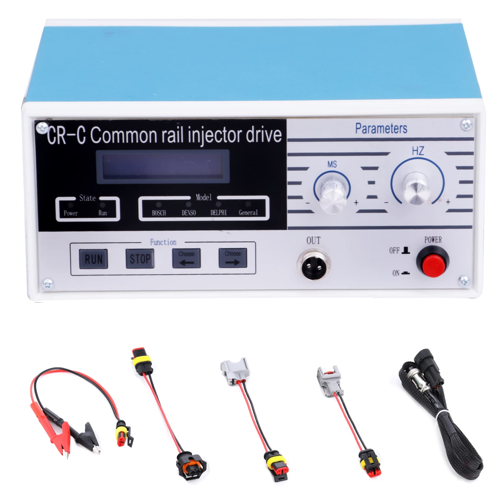 CR-C Common Rail Injector Tester - Diesel Fuel Injector Testing Machine & Repair Tool Kit for Diesel Engines | Professional Diagnostic Equipment for Automotive Workshops & Fleet Maintenance