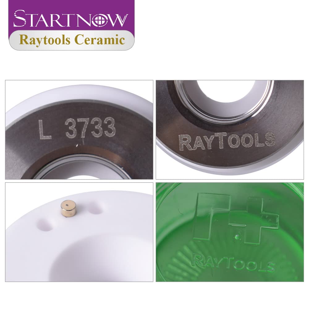 Original Raytools D32mm Laser Head Nozzle Holder for Empower Fiber Cutting Machine - 10 Pack (120274100B) | High-Precision Ceramic Nozzle for Metal Cutting, Engraving & Industrial Fabrication