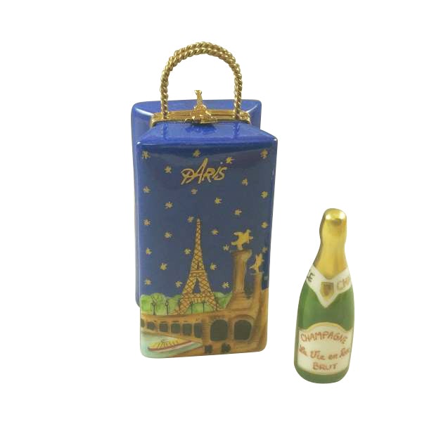 Paris by Night Gift Bag Limoges - Elegant French-Inspired Gift Bags for Special Occasions, Weddings, and Souvenirs | Perfect for Travel Lovers and Paris-Themed Events