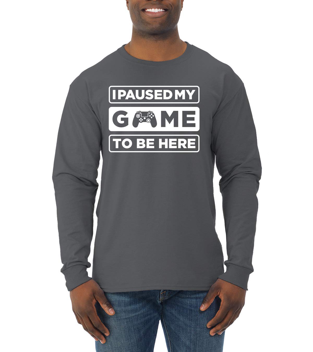Gaming Sports Men's Long Sleeve Shirt - Funny Video Game Lover Tee - Perfect for Esports, Streaming & Casual Wear