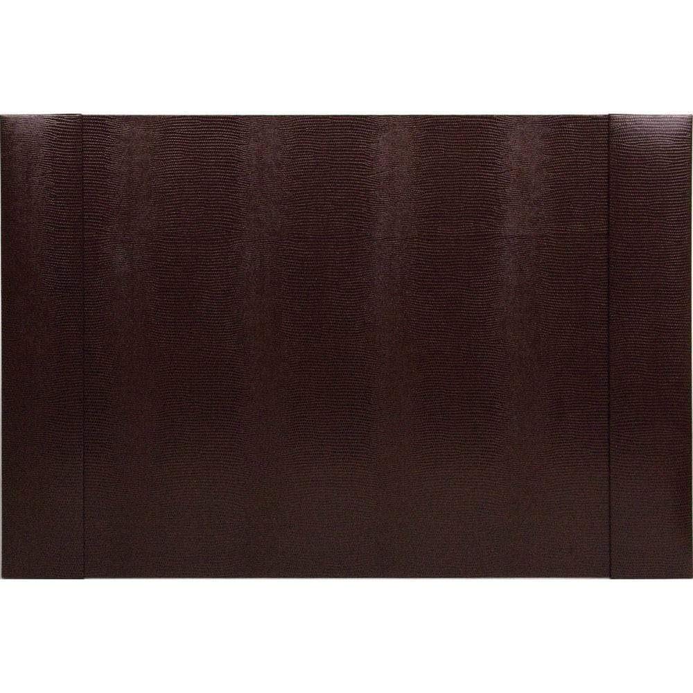 Premium Brown & Black Snakeskin Desk Pad by Caspari - Stylish & Durable Office Desk Protector for Home & Work