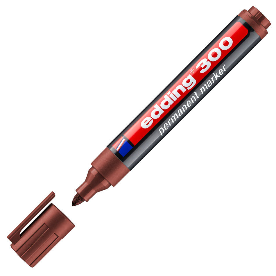 edding 300 Permanent Marker - Black, Fine Point, Waterproof & Fade-Proof - Ideal for Labeling, Organizing & DIY Projects