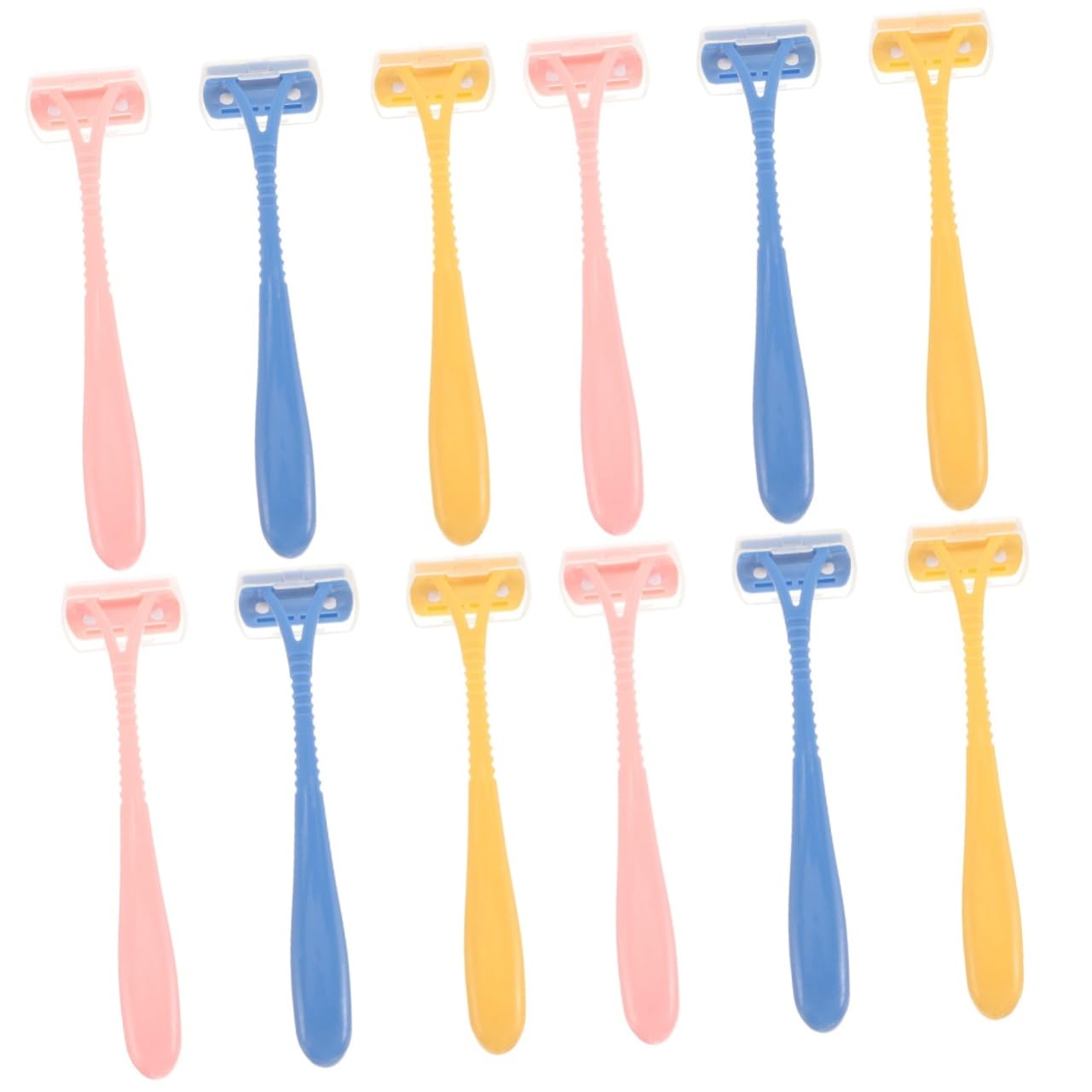 12 Pcs Women's Manual Hair Removal Razors - Body Shaver & Trimmer for Legs, Arms, Bikini Line - Smooth Skin Depilator Tool for Home & Travel Use
