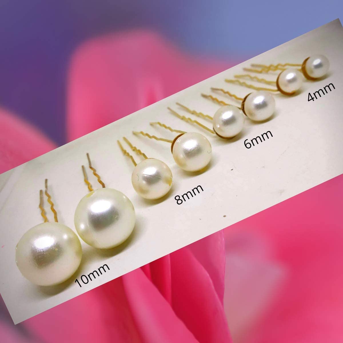 18Pcs Pearl Hair Pins for Wedding - Bridal Rhinestone Hair Clips for Bride & Bridesmaids | Perfect for Updos & Special Occasions