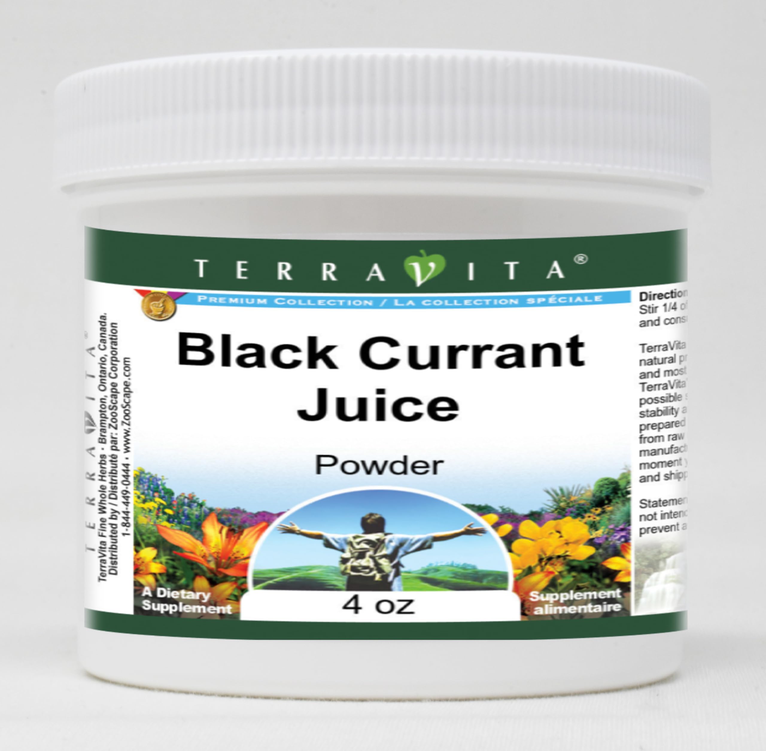 Organic Black Currant Juice Powder - 4 oz (ZIN: 515035) | Antioxidant-Rich Superfood for Smoothies, Baking & Healthy Drinks