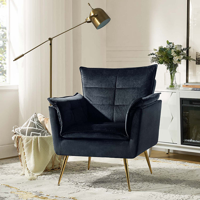 Jaxon Plush Armchair - Ultra Soft Comfortable Lounge Chair for Living Room, Bedroom, or Office - Perfect for Relaxing, Reading & Napping