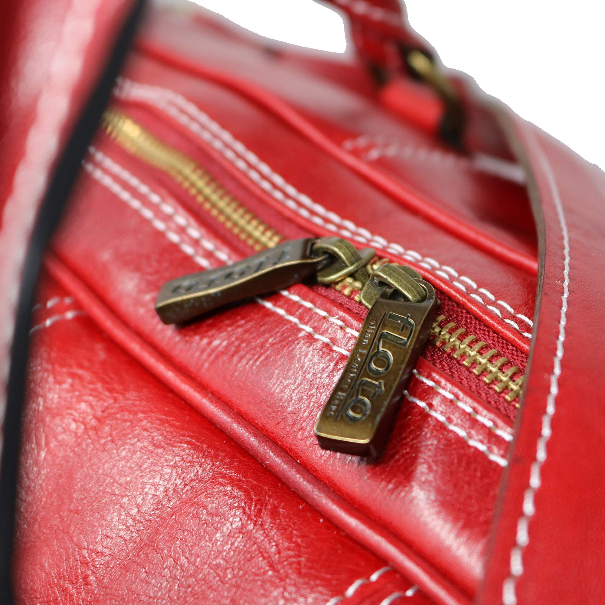 Premium Italian Leather Weekender Bag - Floto Luggage Venezia Duffle for Travel & Gym | Handcrafted Genuine Leather Carry-On | Perfect Business Trip & Weekend Getaway Accessory