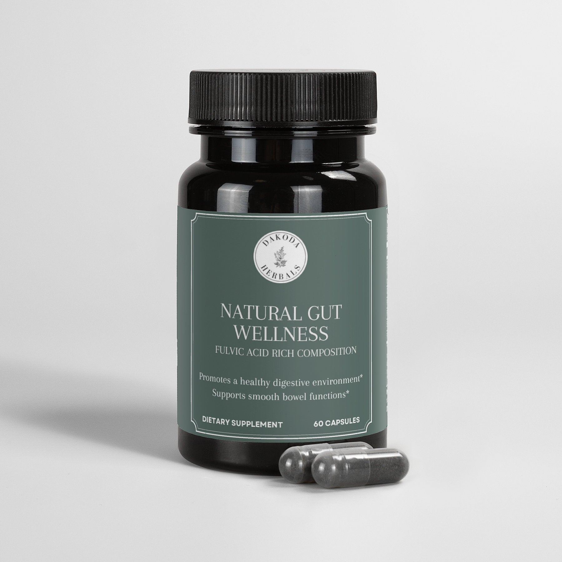 Natural Gut Wellness Capsules - Probiotic & Prebiotic Supplement for Digestive Health - Supports Gut Flora Balance & Immune System - Perfect for Daily Wellness Routine & Travel Digestive Care