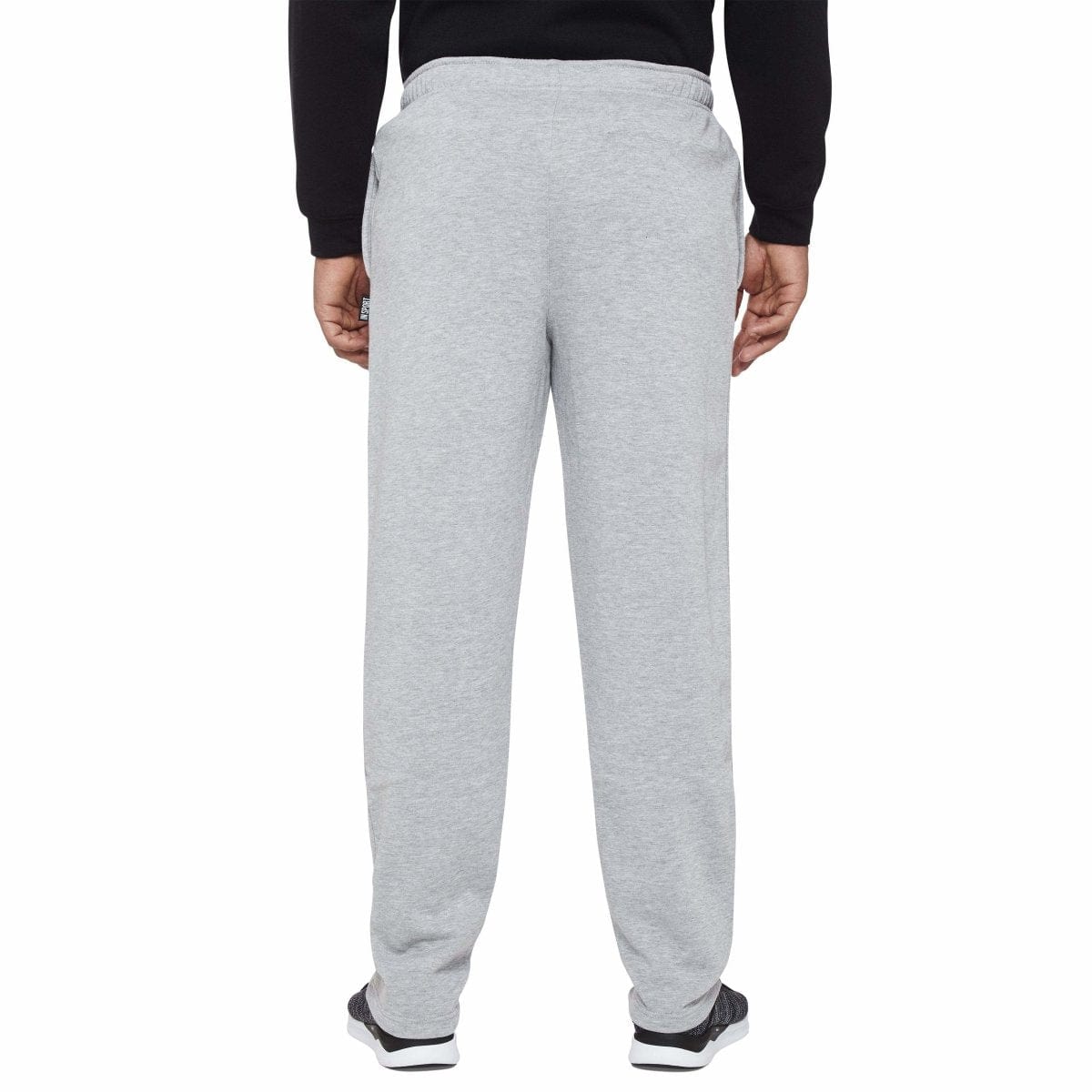 INSPORT Men's Aspen Grey Open Leg Track Pants - Lightweight Joggers for Running, Gym & Lounge - Comfortable Athletic Sweatpants for Men