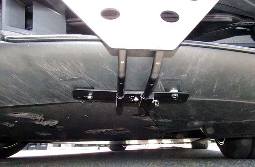 STO N SHO Front License Plate Bracket for 2020-2025 Porsche Taycan (SNS244) - No Drill Installation, Durable Car Accessory for Street Parking & Car Shows