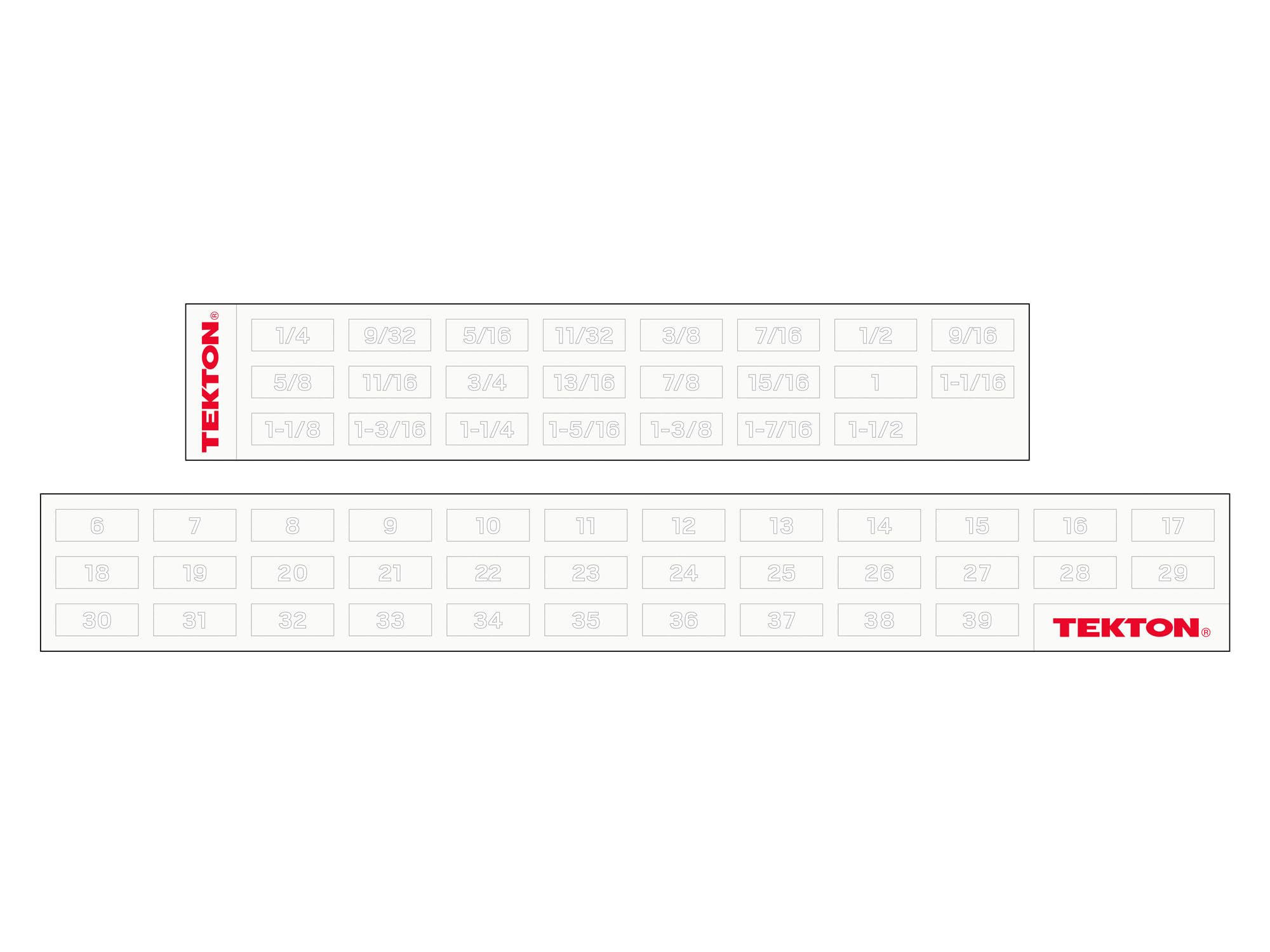 TEKTON 25-Piece Stubby Combination Wrench Set (1/4-3/4 in., 6-19 mm) with Modular Organizers | WCB95403 | Perfect for Tight Spaces & Automotive Repairs