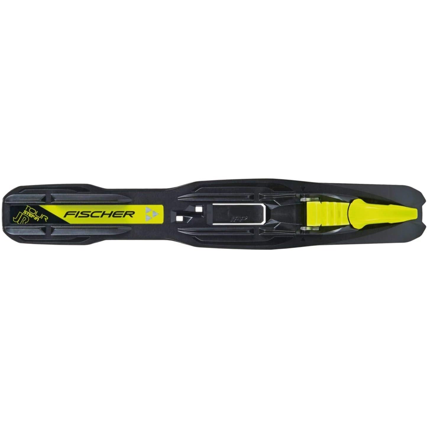 Fischer 2019 XC Tour Step-In Junior IFP Ski Bindings - Black & Yellow for Cross-Country Skiing & Winter Sports