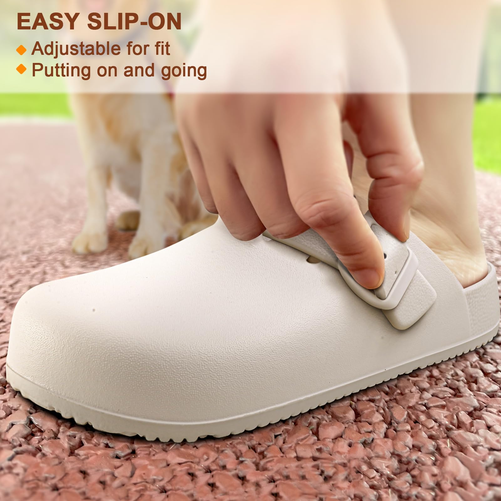 BigAnt Women's Slip-On Clogs - Comfortable Nurse Shoes for Women, Garden & Work Mules with Arch Support - Perfect for Healthcare, Hospitality & Outdoor Activities