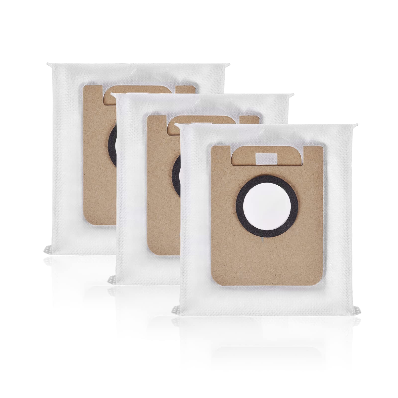 dreame L10s Ultra/L10 Ultra Replacement Dust Bags - 3L Capacity, 3 Pack - Compatible with Robot Vacuum Cleaners for Hair, Dirt, Dust & Debris Collection - Perfect for Pet Owners & Allergy Sufferers Home Cleaning