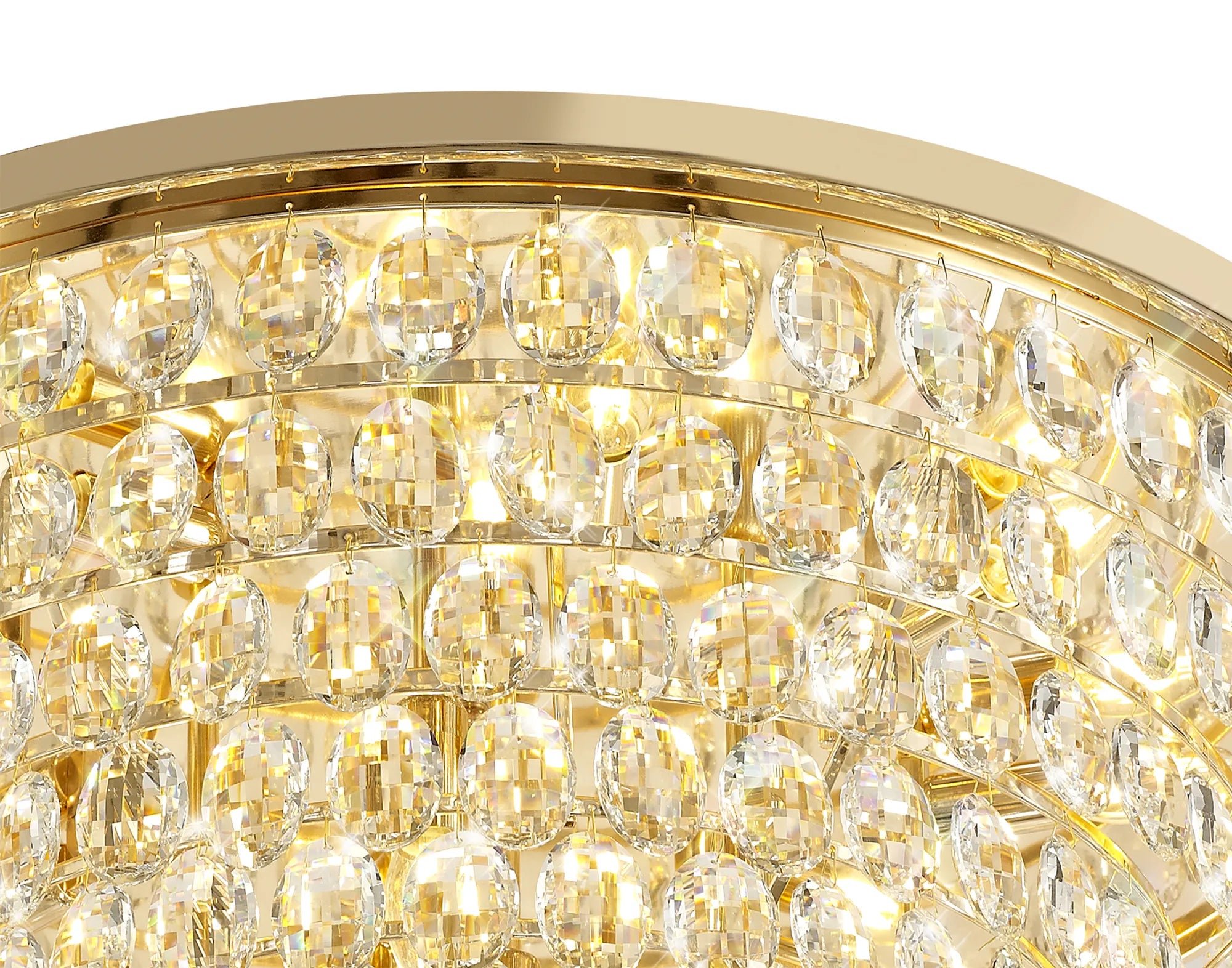 Consten Flush Ceiling Light Fixture with E14 Socket - Perfect for Bedroom, Hallway & Small Space Lighting