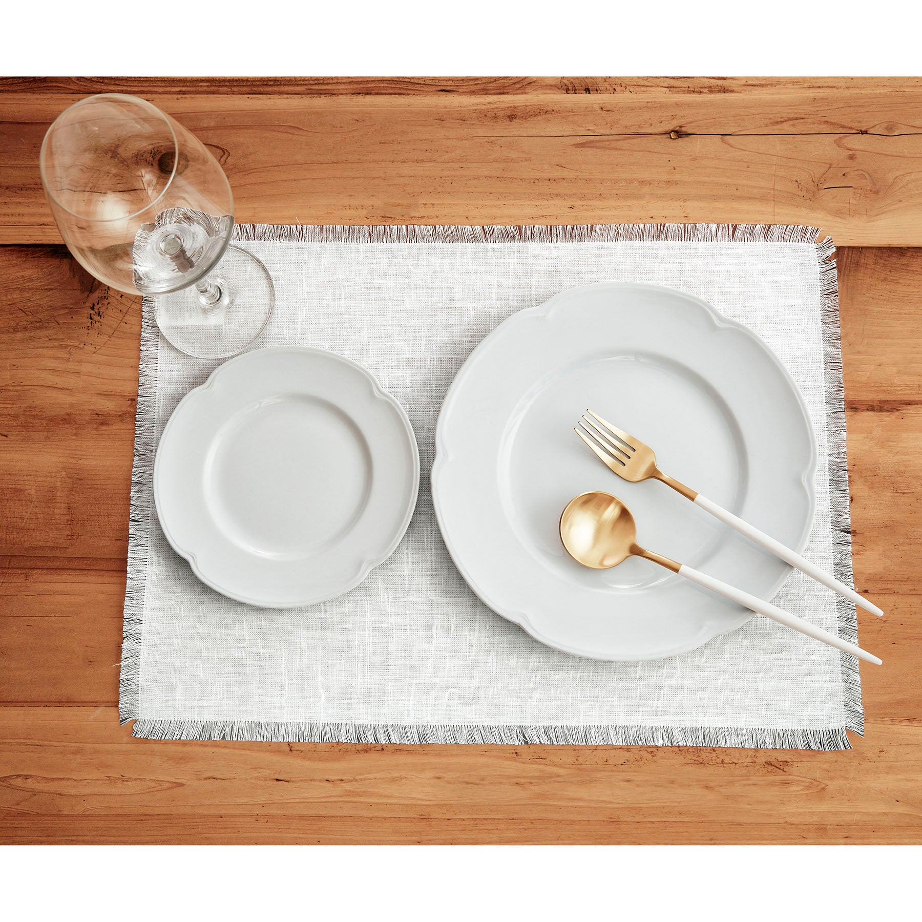 Stylish Fringe Placemats Set of 4 - Boho Chic Table Decor for Dining Room, Kitchen, or Outdoor Entertaining