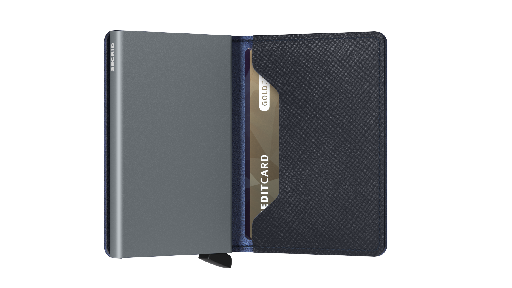 SECRID Slimwallet Saffiano Leather - RFID Blocking Minimalist Wallet for Men & Women | Perfect for Travel, Business & Everyday Use