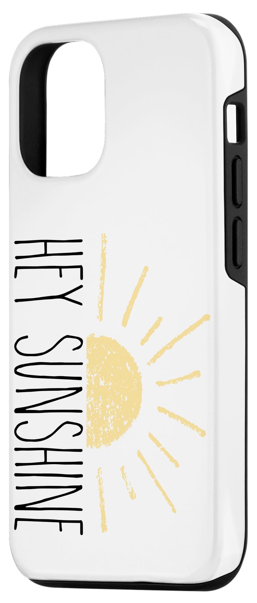 iPhone 12/12 Pro Case - Rae Dunn Inspired 'Hey Sunshine' Summer Beach Vacation Design - Perfect for Travel, Pool Days & Tropical Getaways