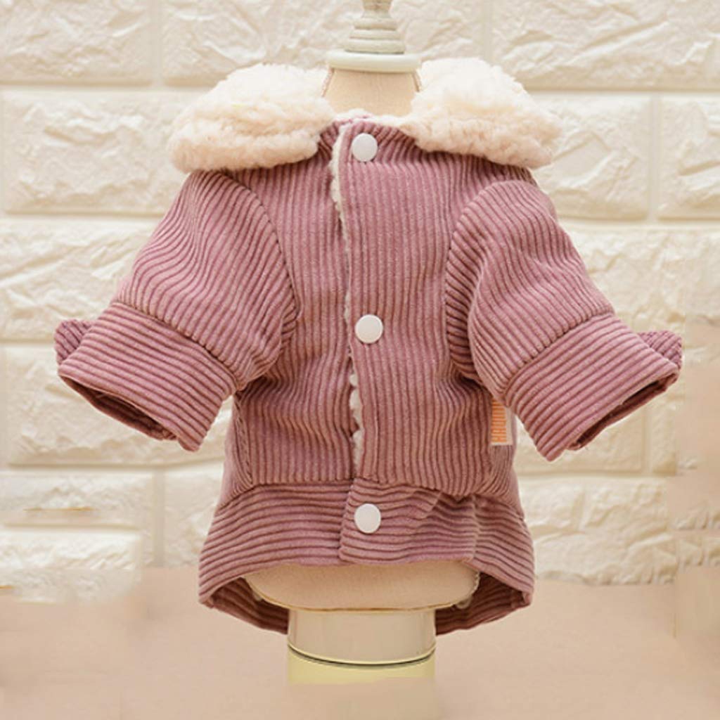 TWDYC Dog Jacket for Small Dogs - Cute Cartoon Pet Coat for Autumn & Winter | Warm Puppy Clothing for Chihuahuas, Yorkies & Tiny Breeds | Perfect for Outdoor Walks & Cold Weather