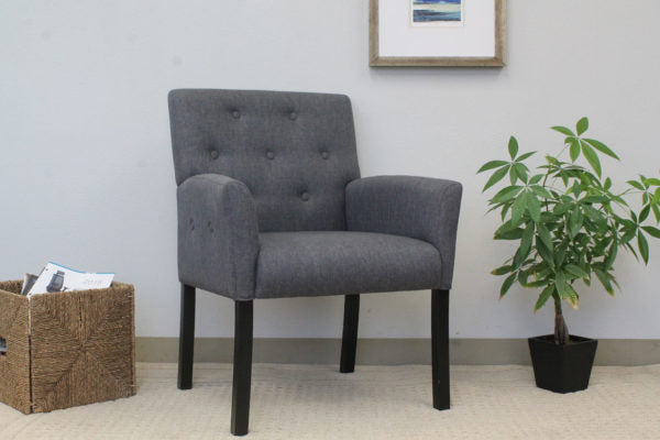 Boss Taylor B669BK Accent Chair - Modern Dining & Living Room Chair for Home, Office, or Restaurant Decor