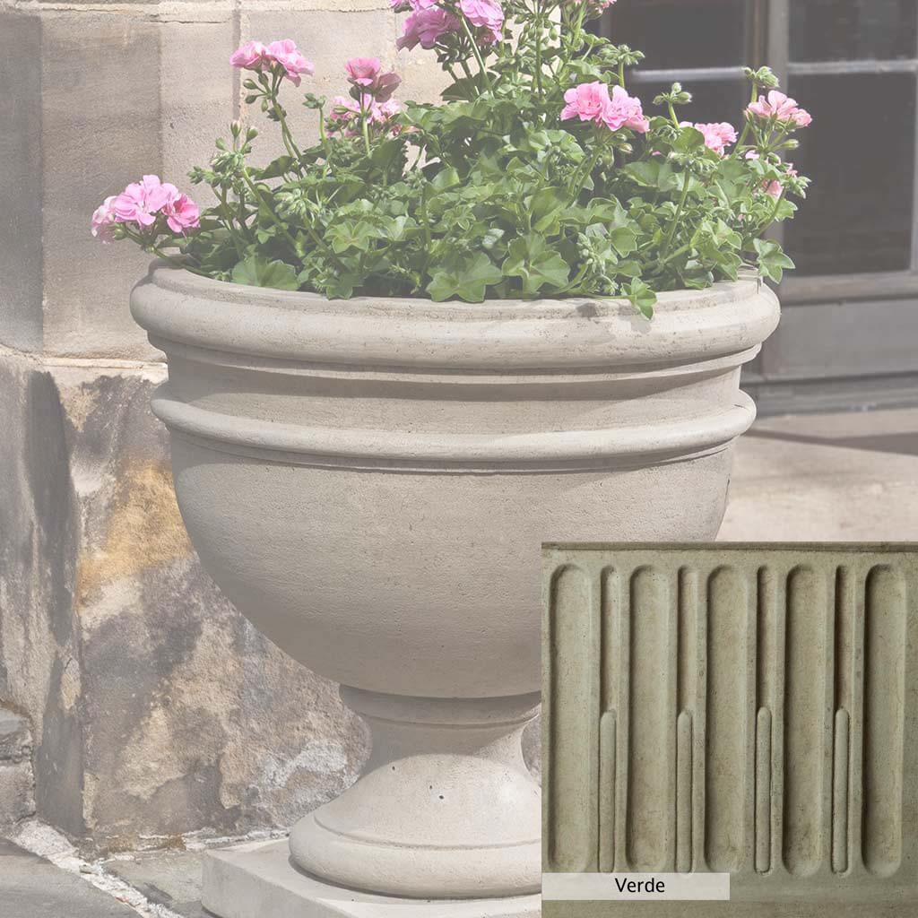 Campania International Montgomery Urn - Elegant Garden Urn for Outdoor Decor, Memorials & Planters | Perfect for Patios, Cemeteries & Home Landscaping