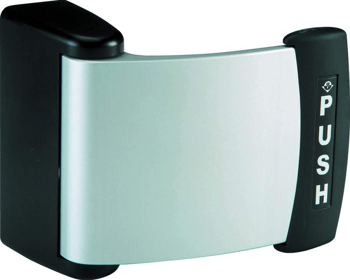 Adams Rite 45910200628 Push to Left Curved Deadlatch Paddle - 1-3/4