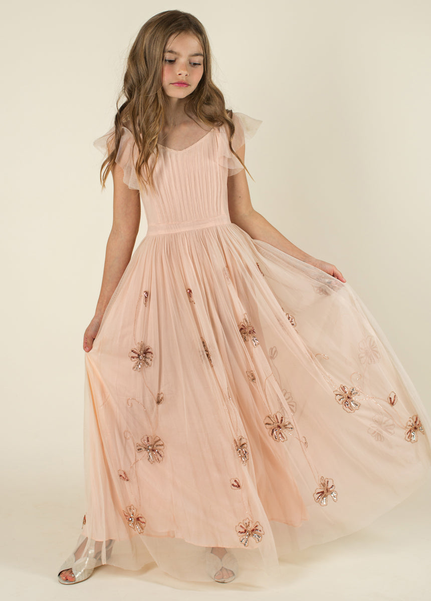 Kristine Blush Pink Dress for Women - Elegant & Comfortable Party, Wedding & Evening Wear