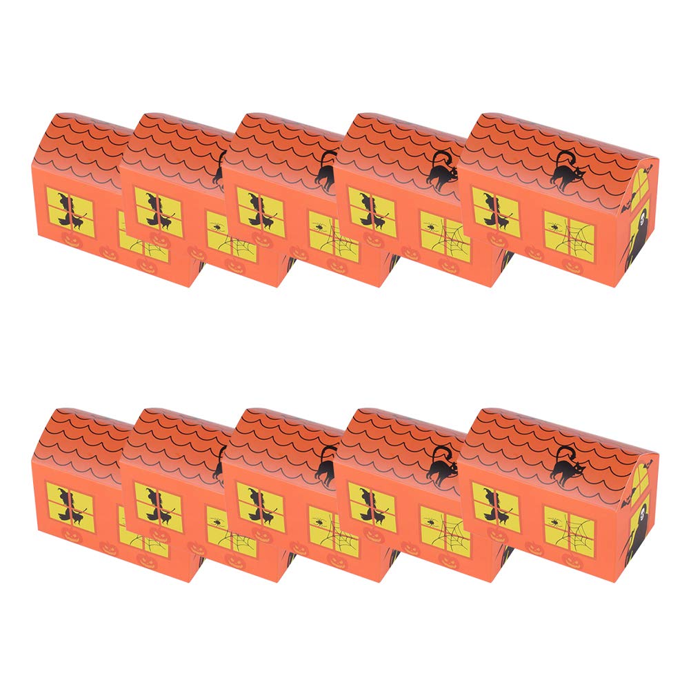 SOIMISS Halloween Nougat Cookies Candy Gift Box - Creative Bucket for Kids Halloween Party Favors & Decorations | Perfect for Trick-or-Treating, Classroom Treats & Spooky Party Supplies