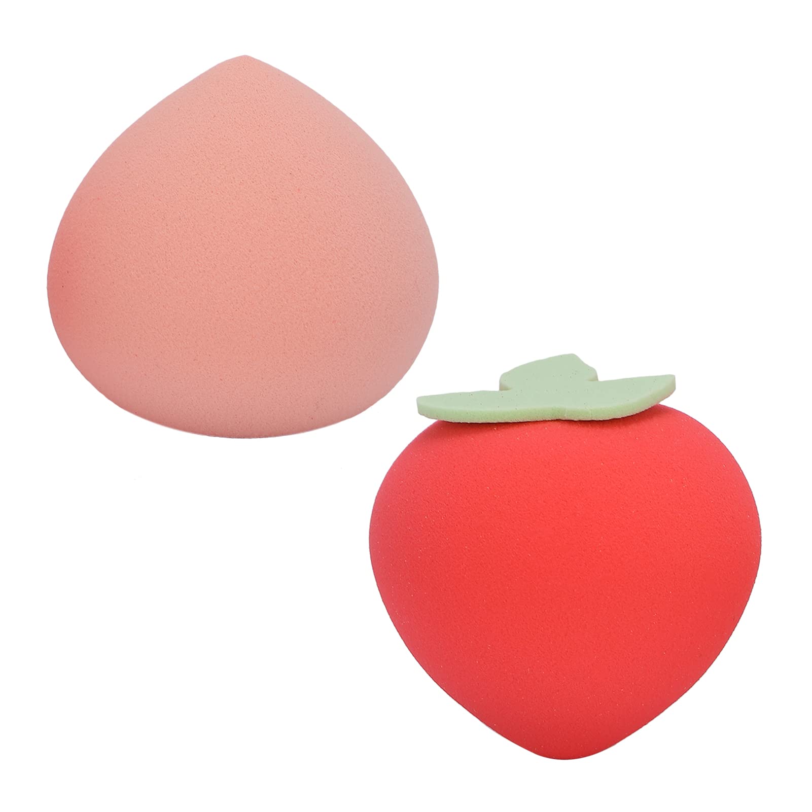 Fruit Shaped Makeup Sponges Set - Soft Cosmetic Blending Sponge for Foundation, Concealer & Powder - Perfect for Home Use, Travel & Gift Giving