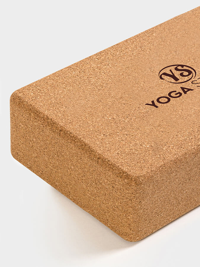Premium Large Cork Yoga Block - Eco-Friendly & Non-Slip Yoga Brick for Hot Yoga, Pilates & Home Workouts - Ideal for Yoga Studios & Beginners