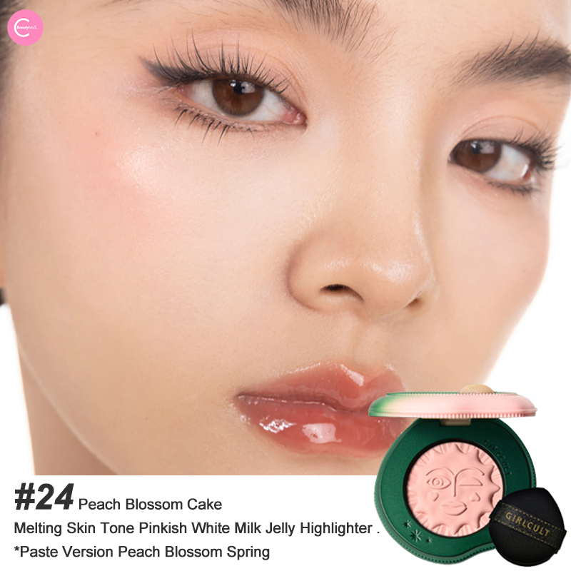 Girlcult Peaches Series Cream Blush - Long Lasting Natural Matte Blush for Cheeks & Contour - Perfect for Everyday Makeup & Special Occasions