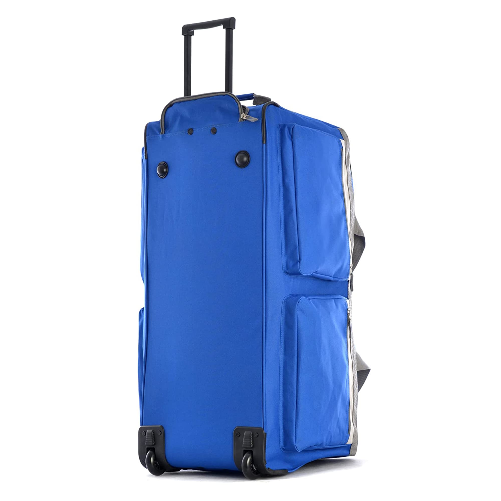 Olympia USA 33-Inch Large Wheeled Duffel Bag - 8 Pockets, Water Resistant, Lightweight Rolling Luggage with Retractable Handle - Perfect for Travel, Gym, Sports Equipment & Weekend Getaways