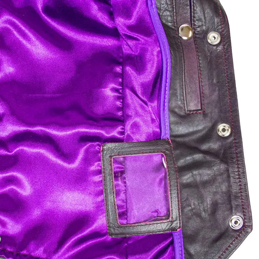 Open Road Women's Lace Side Leather Vest - Stylish Faux Leather Jacket for Casual Outfits & Night Out | Perfect for Parties, Date Nights & Fall Layering