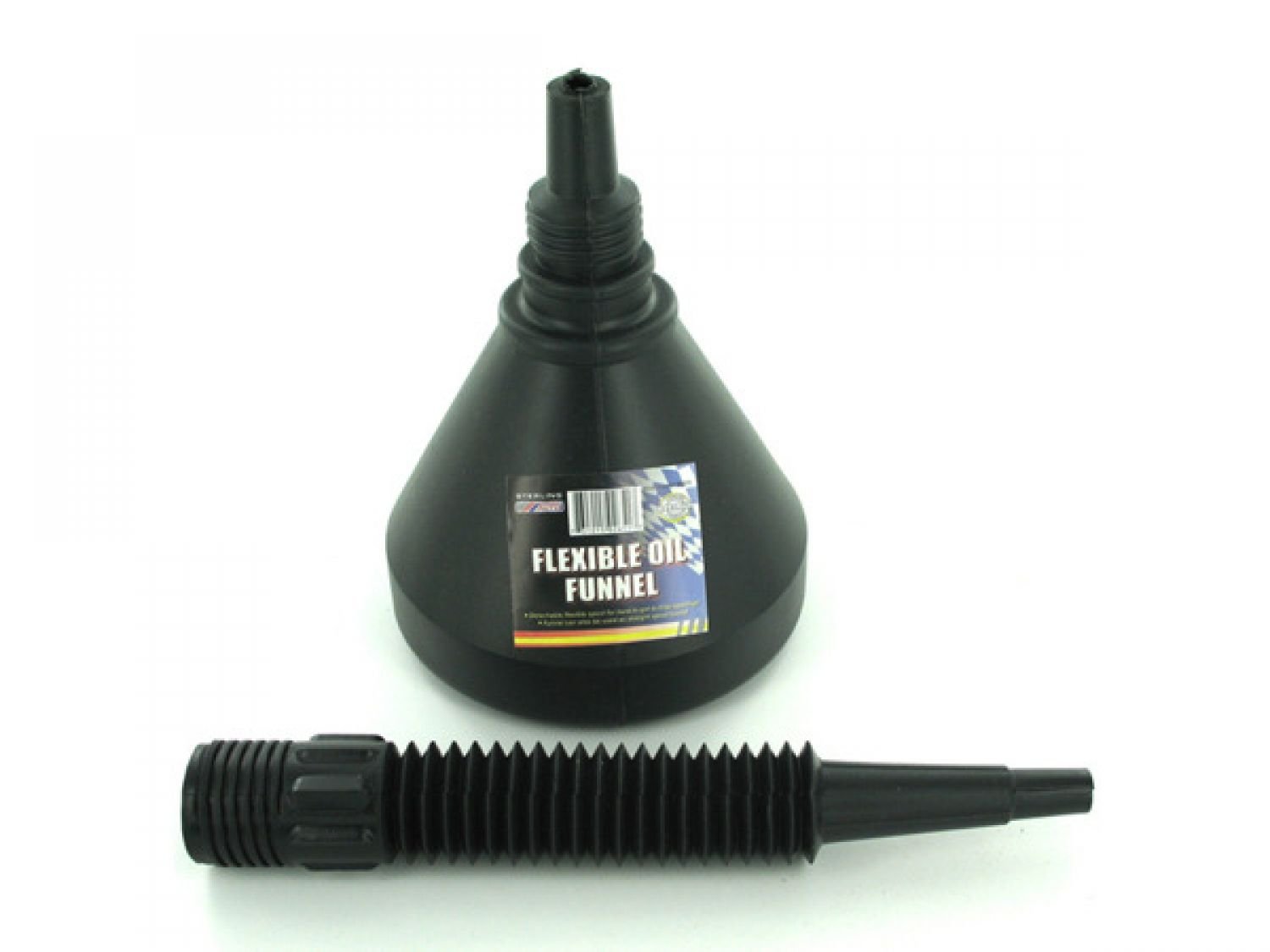 24-Piece Flexible Oil Funnel Set for Automotive Maintenance - Durable Leak-Proof Spout for Easy Engine Oil Changes, Fluid Transfers & DIY Car Care - Perfect for Mechanics, Home Garages & Quick Oil Top-Ups