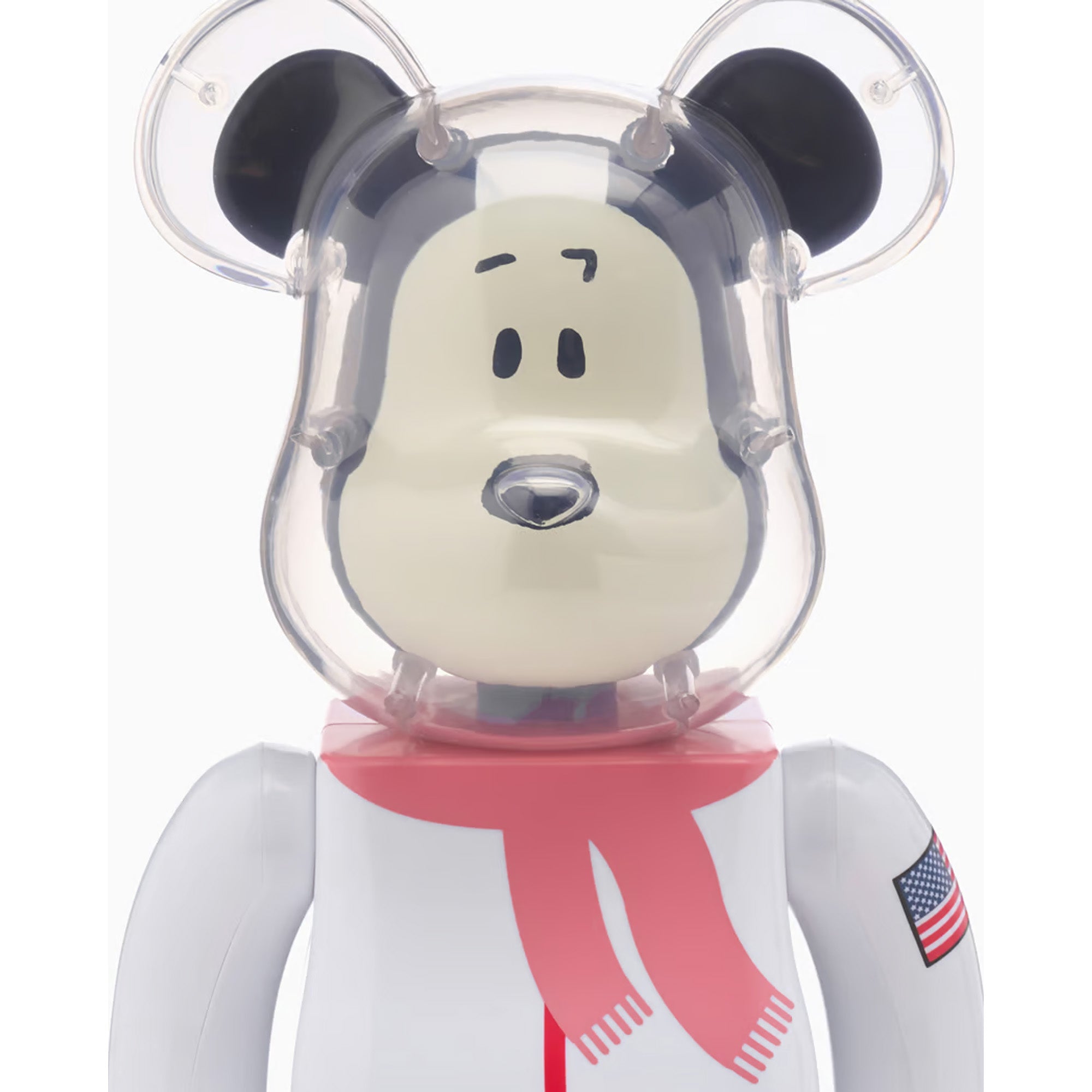 Bearbrick 400% Peanuts Astronaut Snoopy Collectible Figure (2023) - Perfect for Anime Fans, Toy Collectors & Home Decor Display