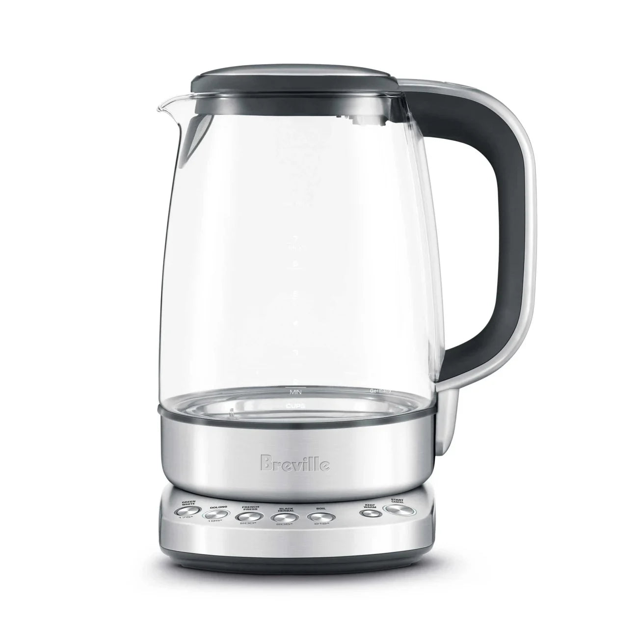 Breville Pure IQ 1.7L Electric Kettle - Fast Boiling, Variable Temperature Control for Tea, Coffee & Cooking - Perfect for Home, Office & Kitchen Use