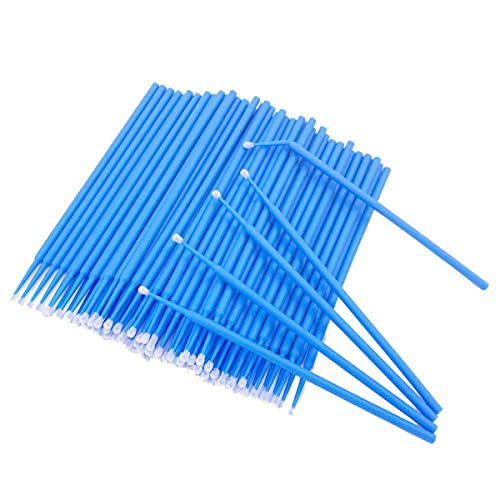 400 PCS Disposable Micro Makeup Brushes - 1.5mm Ultrafine Mascara Wands for Eyelash & Eyebrow - Perfect for Salon & Home Use