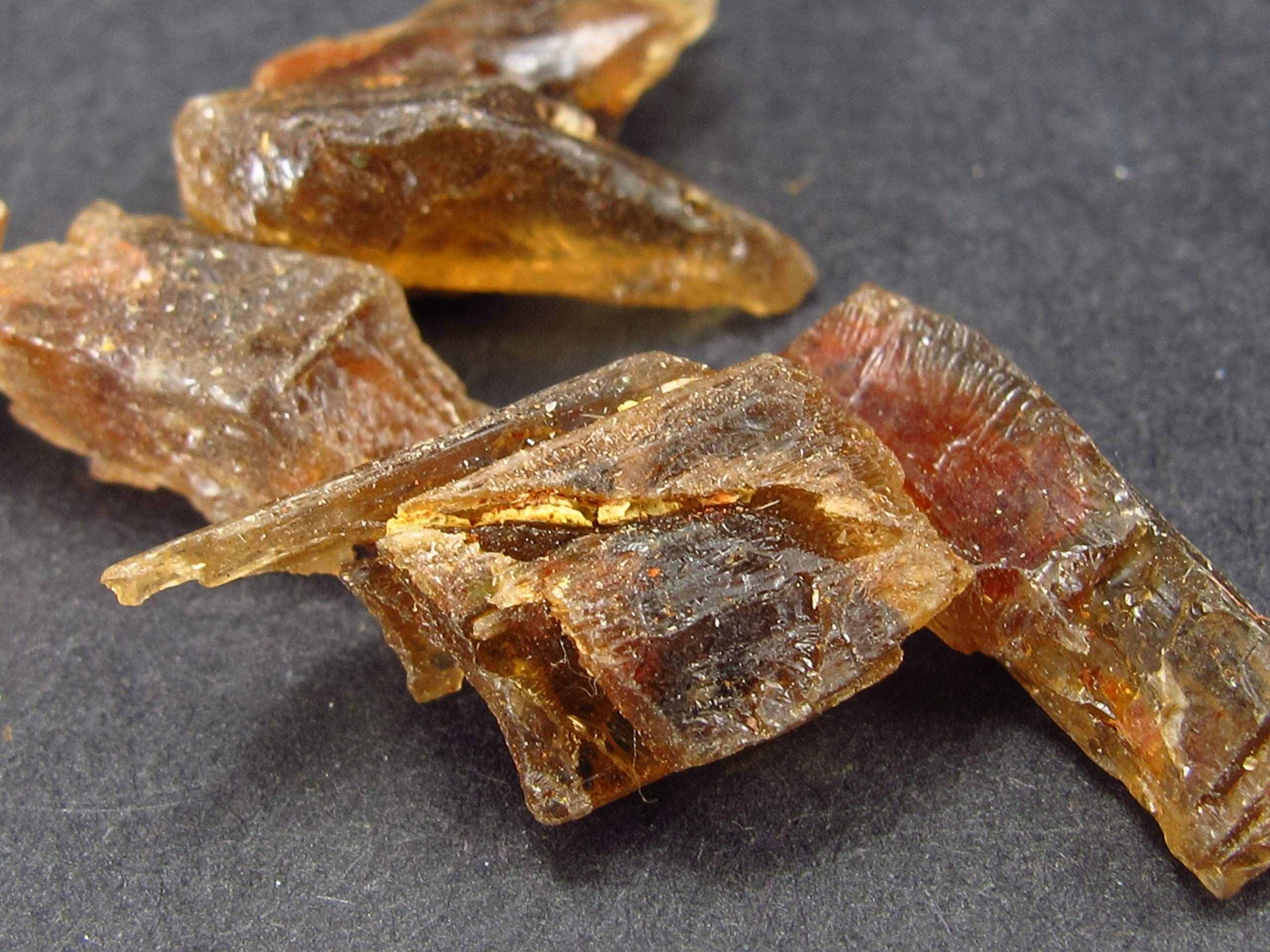 10 Enstatite Crystals from Mogok - 55 Carats for Jewelry Making