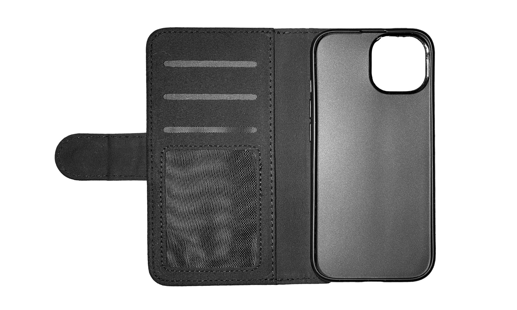 Indiana USA State Flag Flip Wallet Phone Case for Apple iPhone 15 - Stylish Protective Cover with Card Slots | Perfect for Travel, Work & Everyday Use