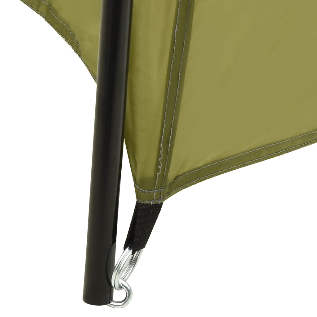 vidaXL Green Pool Tent Fabric 590x520x250 cm - Waterproof Sun Shelter for Outdoor Swimming Pools, Patio, and Backyard Relaxation