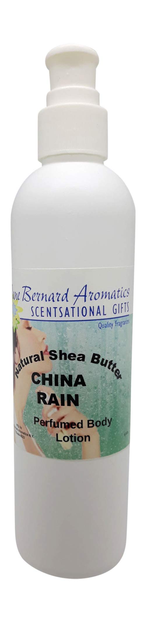China Rain Scented Shea Butter Hand & Body Lotion - 8oz Unisex Moisturizer for Dry Skin | Perfect for Daily Hydration & Spa Days