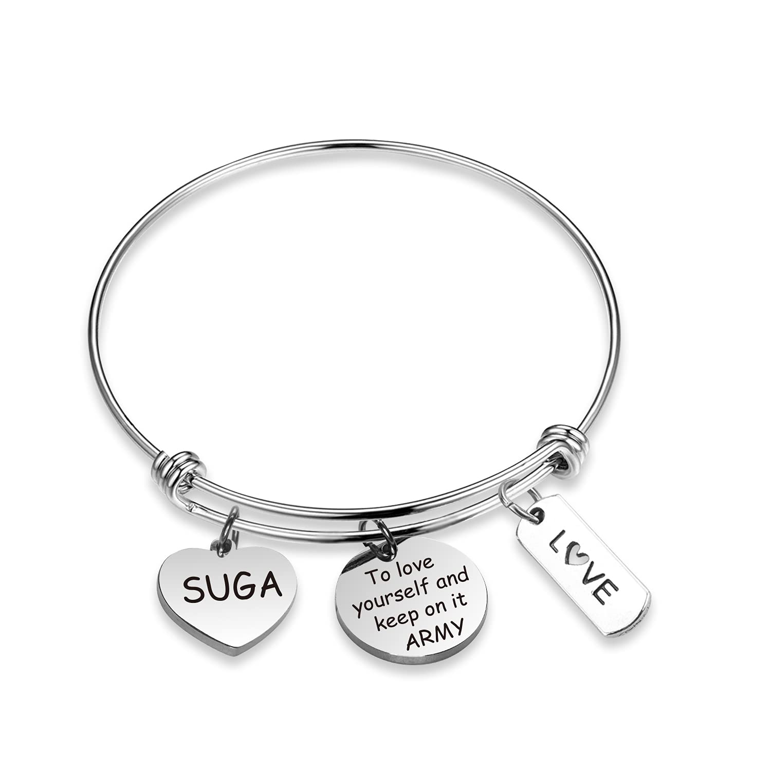 BTS Bangtan Boys Love Yourself Bracelet - Kpop BTS ARMY Fan Gift, BTS Merchandise for Women & Men - Perfect for Concerts, Birthdays, and Kpop Fan Collections