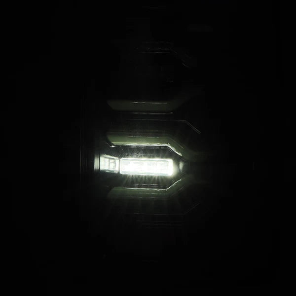 02-06 Dodge Ram 1500 & 03-06 Dodge Ram 2500/3500 LED Tail Lights - LUXX Series Alpha Black - Upgrade Your Truck's Style & Visibility for Night Driving & Off-Road Adventures