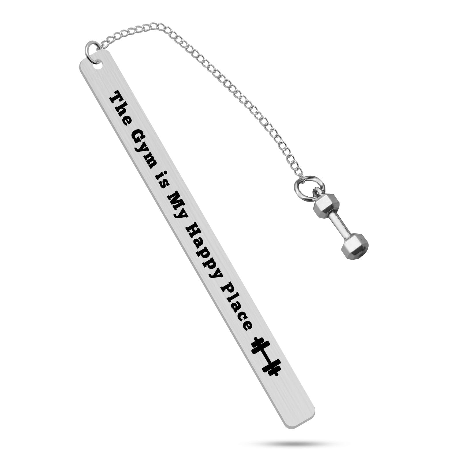 Funny Dumbbell Bookmarks - Inspirational Fitness Gifts for Women & Men | Gym Workout Jewelry, Bodybuilding Accessories | Perfect for Gym Lovers, Personal Trainers & Bookworms | Great for Workout Motivation & Reading Inspiration