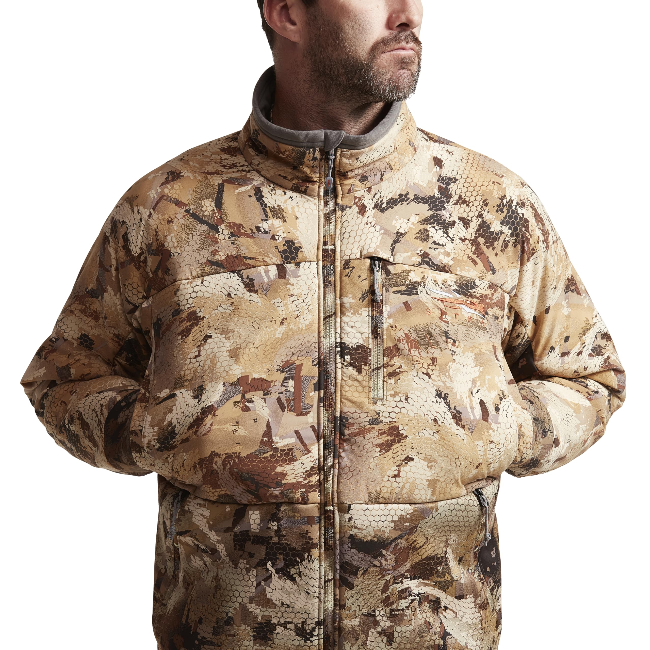 SITKA Gear Men's Duck Oven Jacket - Waterproof Hunting Jacket for Cold Weather, Camo Camouflage Outdoor Gear - Ideal for Duck Hunting, Waterfowl Season & Winter Adventures