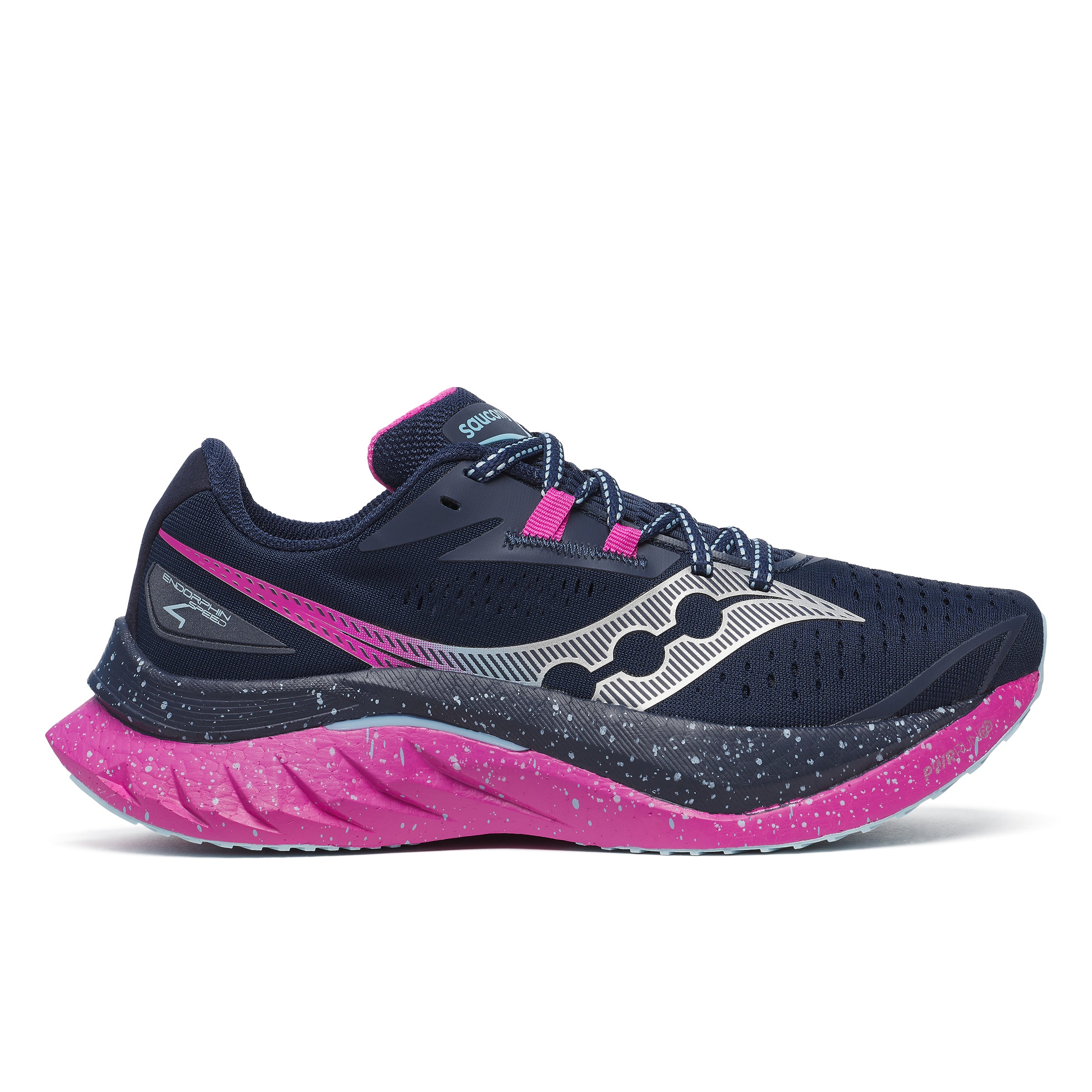 Women's Running Shoes Endorphin Speed 4 - Lightweight Cushioned Sneakers for Marathon Training (Navy/Fuchsia) | Perfect for Road Running, Jogging & Gym Workouts