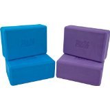 Premium Yoga Blocks for Stability & Support - Non-Slip EVA Foam Yoga Bricks for Balance, Stretching & Alignment - Ideal for Beginners, Pilates, Hot Yoga & Home Workouts